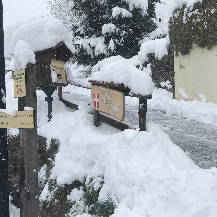 Le Blanc Nordique Villa Le Bouchet-Mont Charvin Bagian luar foto
