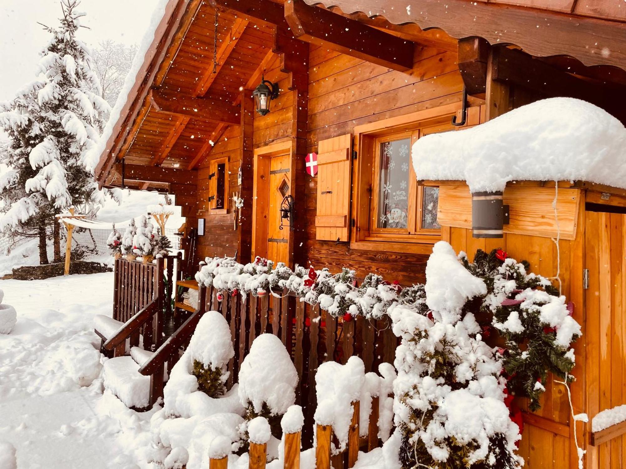 Le Blanc Nordique Villa Le Bouchet-Mont Charvin Bagian luar foto
